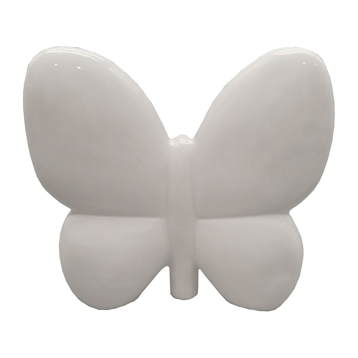 8" Balloon Butterfly - White