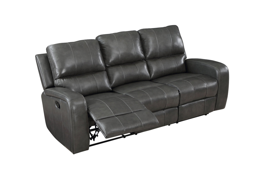 Linton - Leather Sofa With Power Footrest