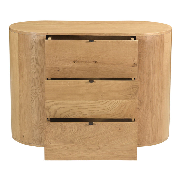 Theo - 3 Drawer Chest - Natural Oak