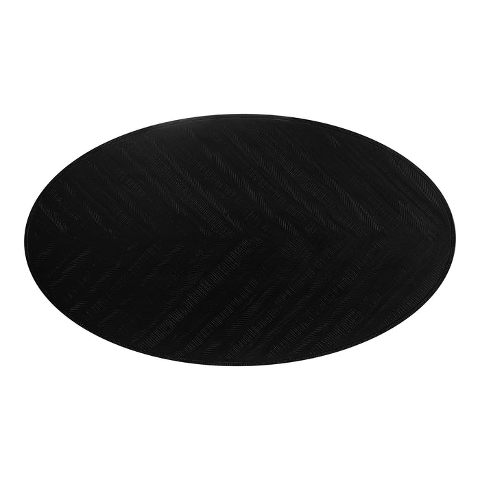 Parq - Oval Dining Table - Black
