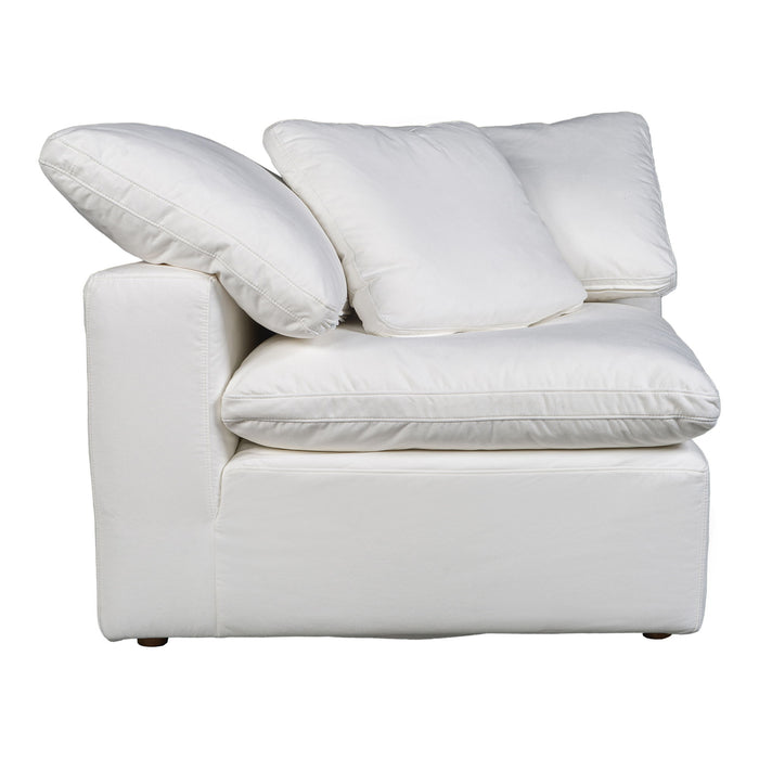 Terra - Condo Corner Chair Livesmart Fabric - Cream