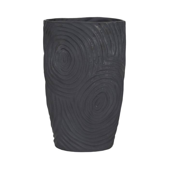 16" Sumatra Large Vase - Black