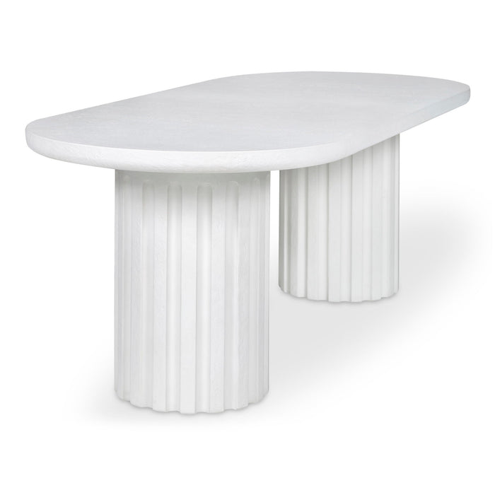 Eris - Outdoor Dining Table - White