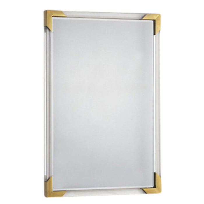 35" Mindov Acrylic Wall Mirror - Clear / Frost