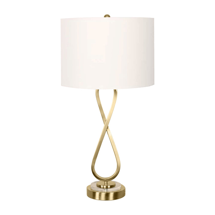 Metal 28" Infinity Table Lamps (Set of 2) - Gold