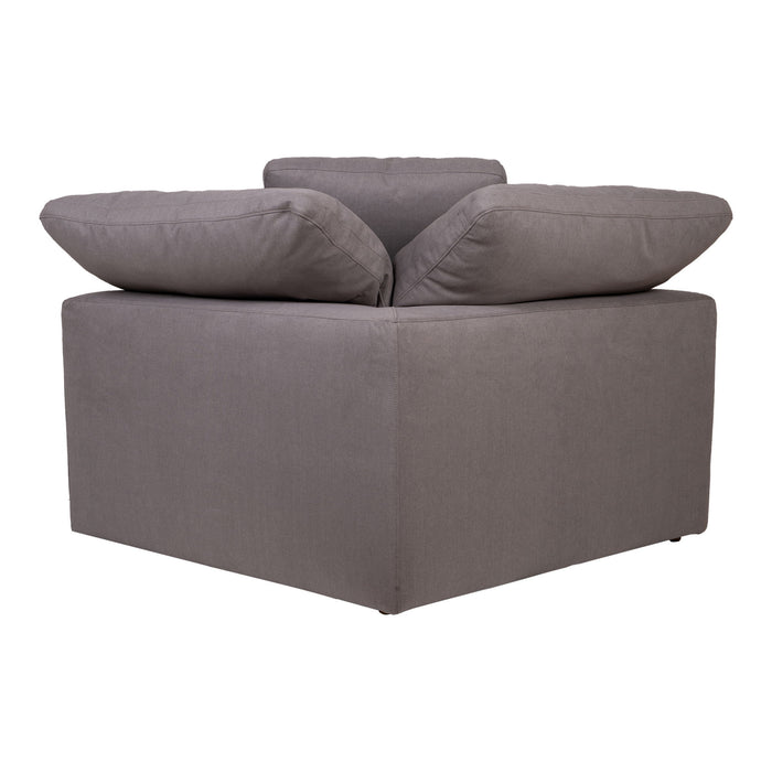 Clay - Corner Chair Livesmart Fabric - Light Gray