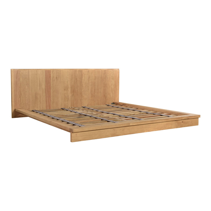 Plank - King Bed - Natural Oak