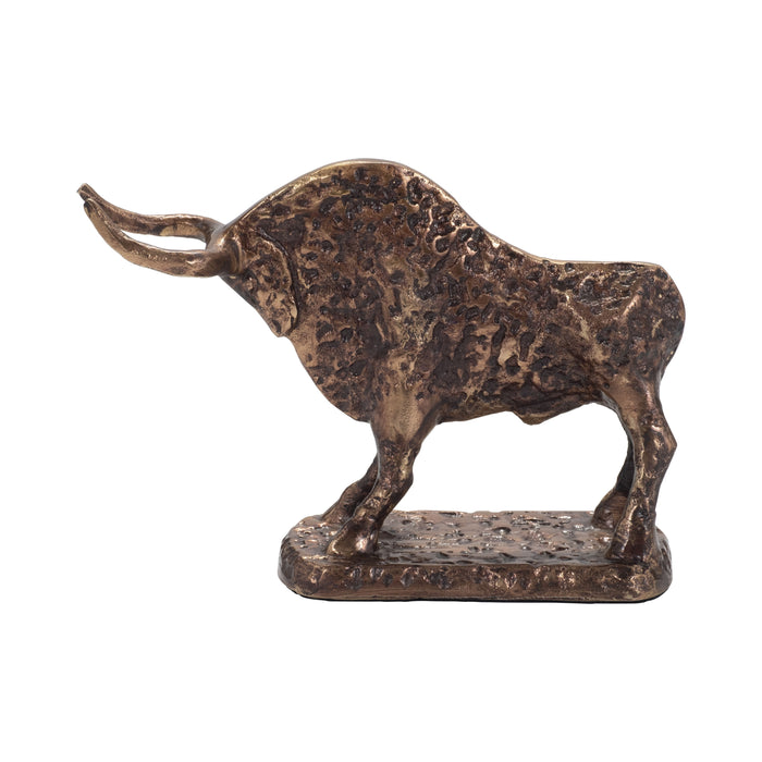 9" Molaii Bull - Bronze
