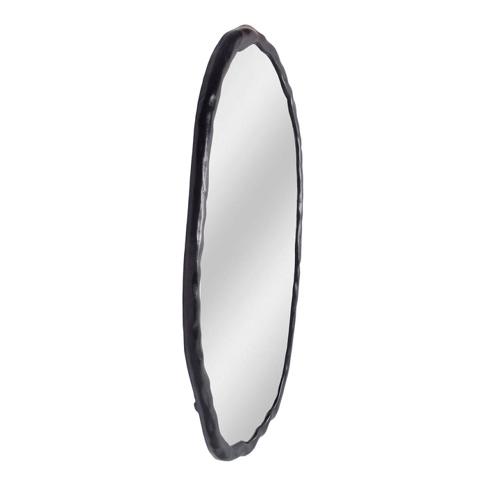 Foundry - Oval Mirror - Black