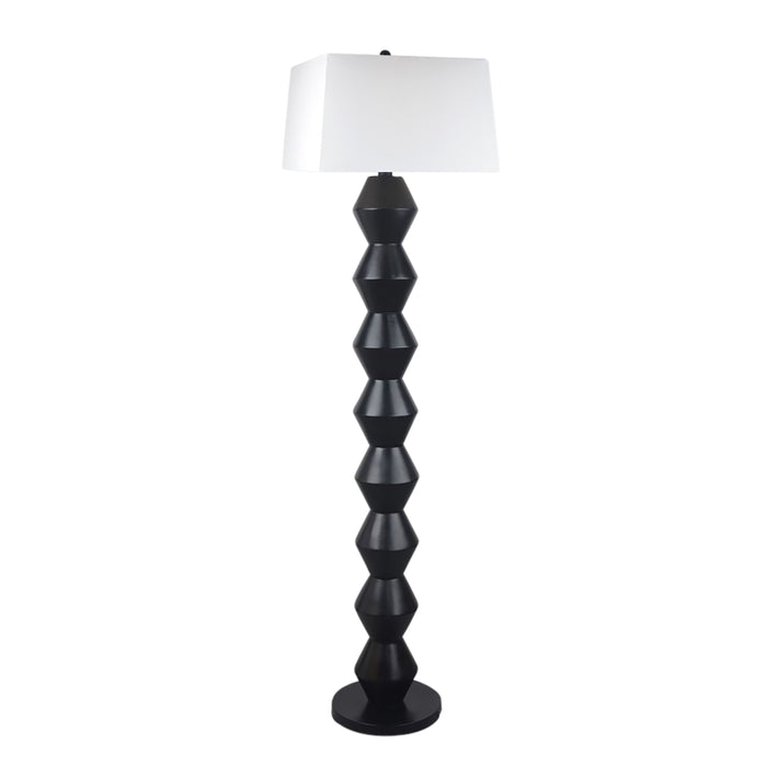 69" Stacked Totem Lamp - Black