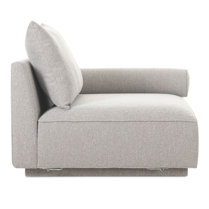 Rosello - Right Arm Facing Chair - Light Grey