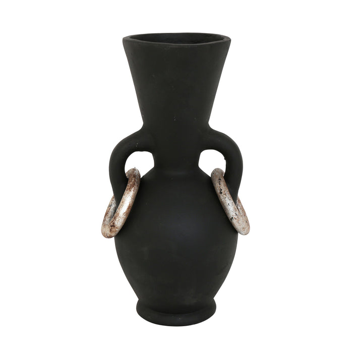 14" Xixa Small Ecomix Vase - Black