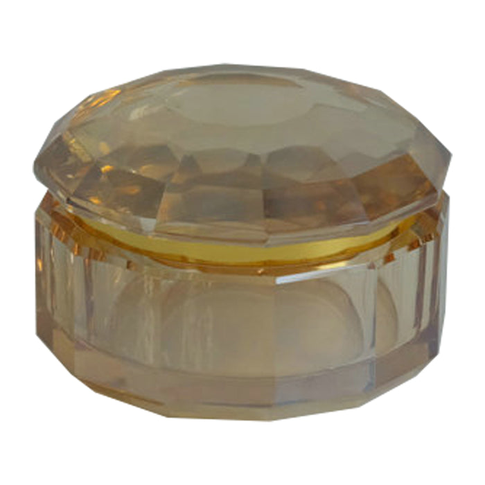 Glass Trinket Box 4" - Clear