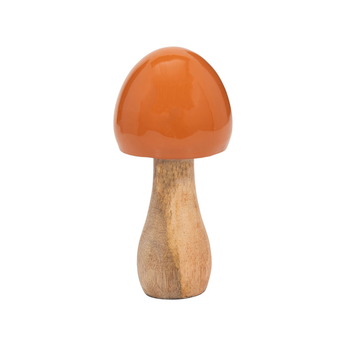 6" Coned Mushroom - Burnt Orange