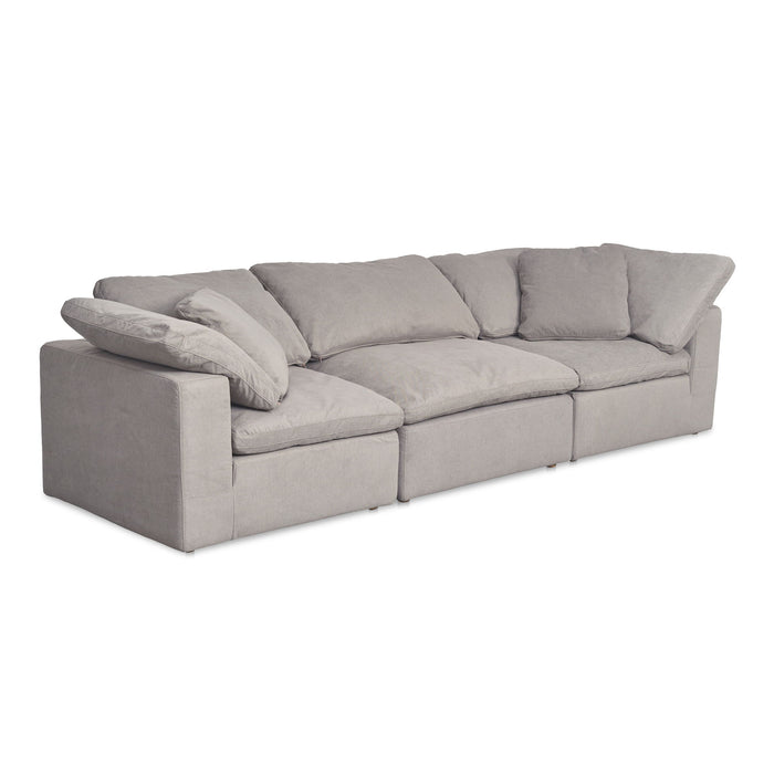 Clay - Modular Sofa Performance Fabric - Light Grey