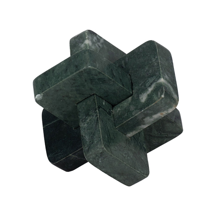 6" Dimora Marble Knots - Green