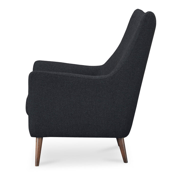 Fisher - Armchair - Charcoal Wool Blend
