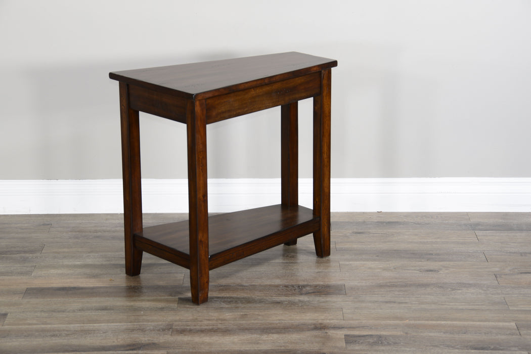 Santa Fe - Chair Side Table - Dark Brown