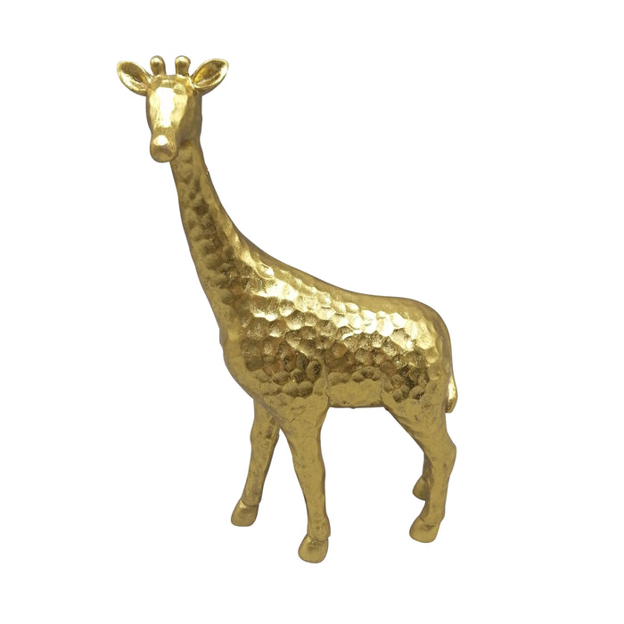 10" Standing Pretty Giraffe - Gold