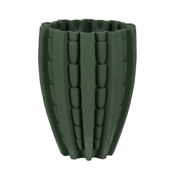 11" Lakeland 3D Printed Vase - Green