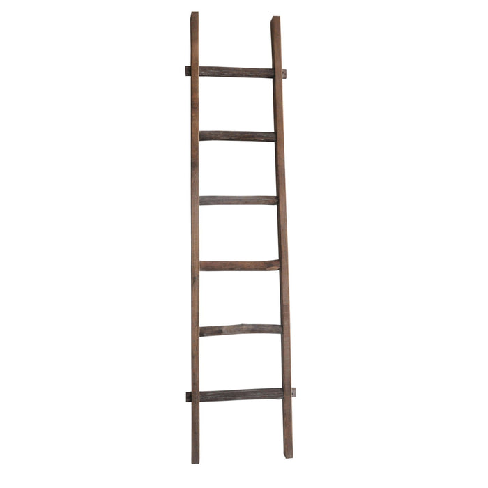 Wooden Decorative Ladder 76" - Brown