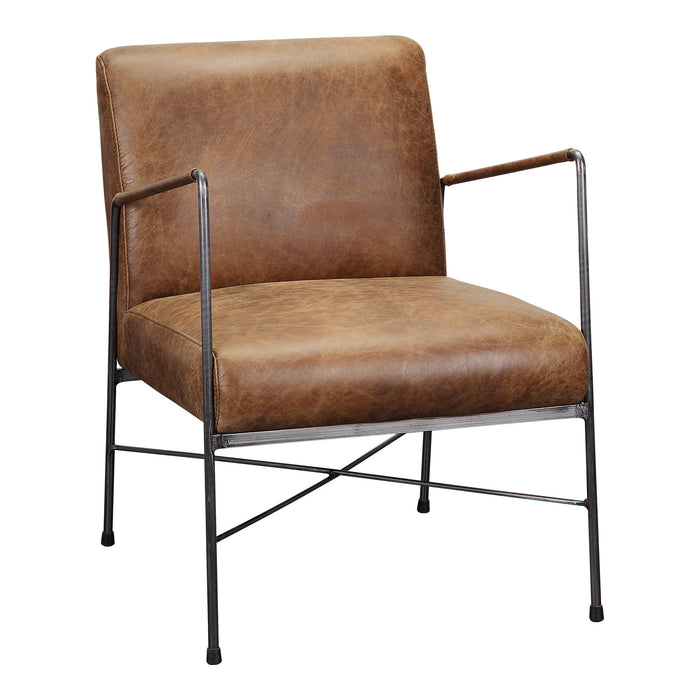 Dagwood - Leather Arm Chair - Brown