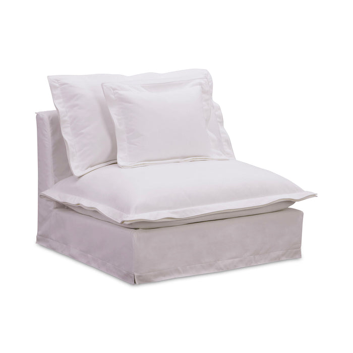 Olivia - Slipper Chair Performance Fabric - White