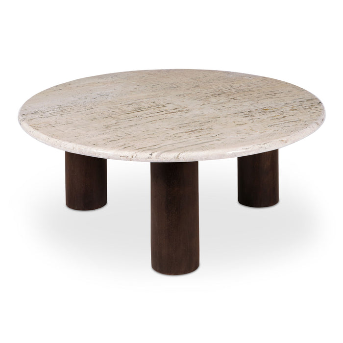 Landon - Coffee Table - Glazed Brown / Beige