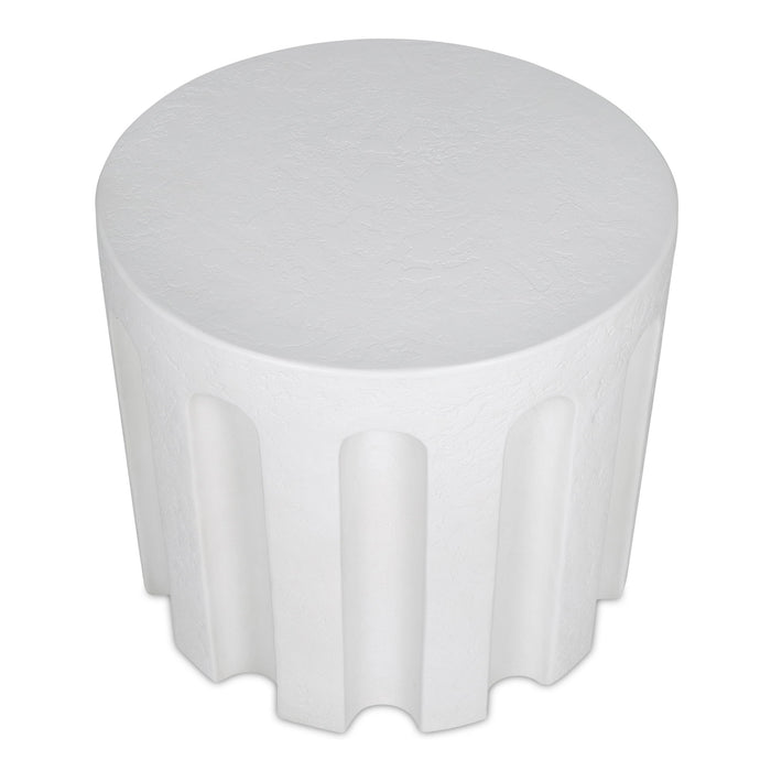 Eris - Outdoor Accent Table - White