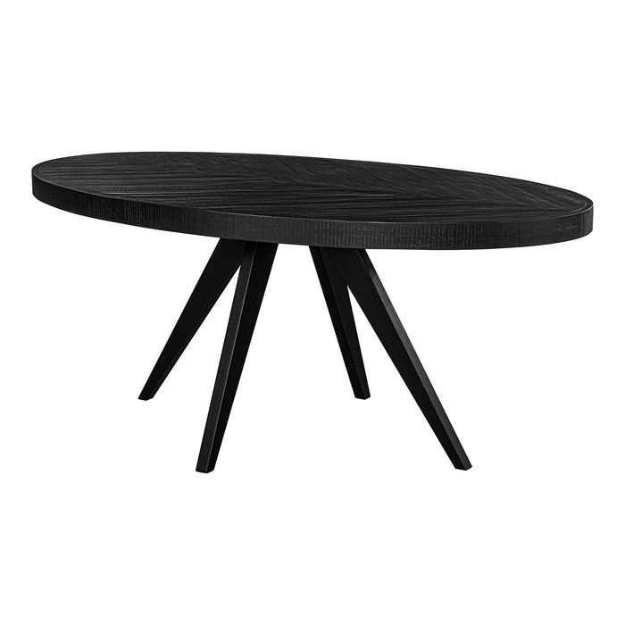 Parq - Oval Dining Table - Black