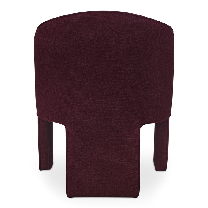 Clara - Dining Chair Performance Fabric - Plum