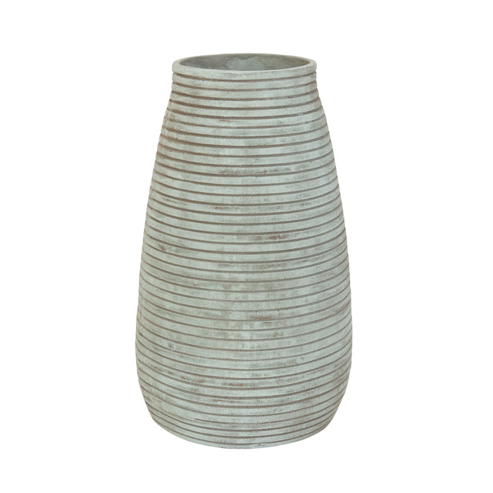 15" Padma Medium Ecomix Vase - Teal