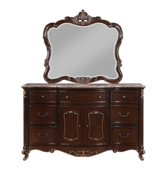 Constantine - Dresser With Marble Top - Cherry