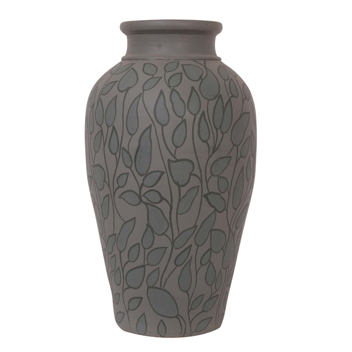 18" Macaire Large Vase - Green