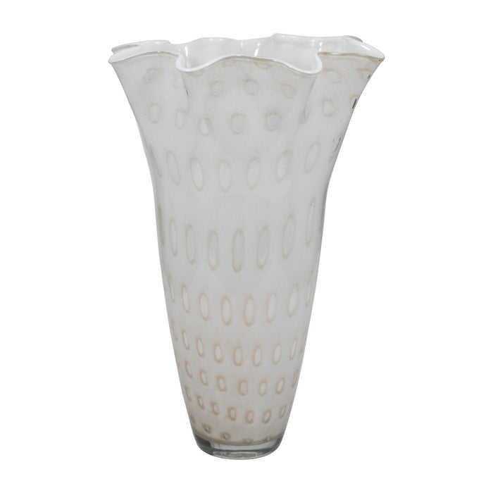 20" Meira Bouquet Vase - Ivory