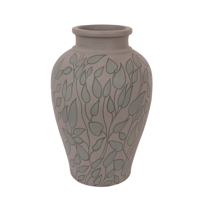 14" Macaire Small Vase - Green