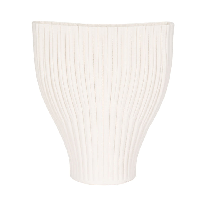 14" Bello 3D Printed Vase - Ivory / Beige