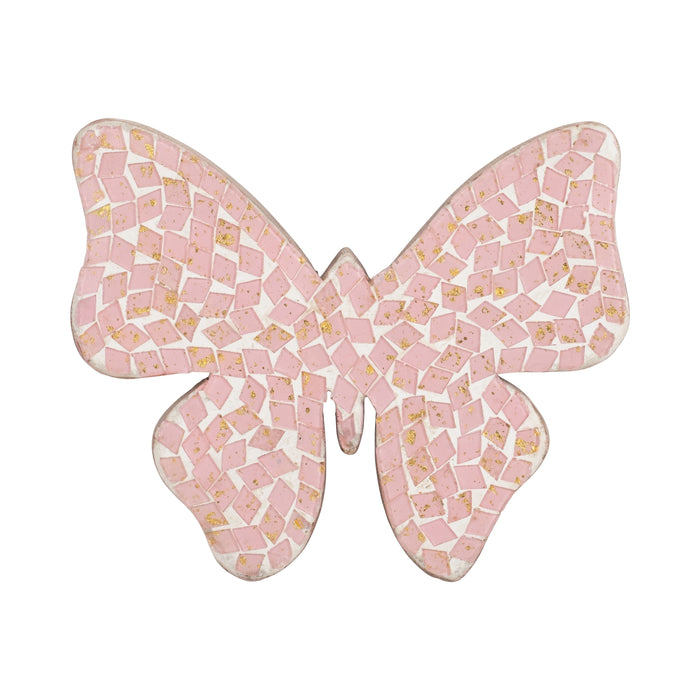 6" Mosaic Butterfly - Blush
