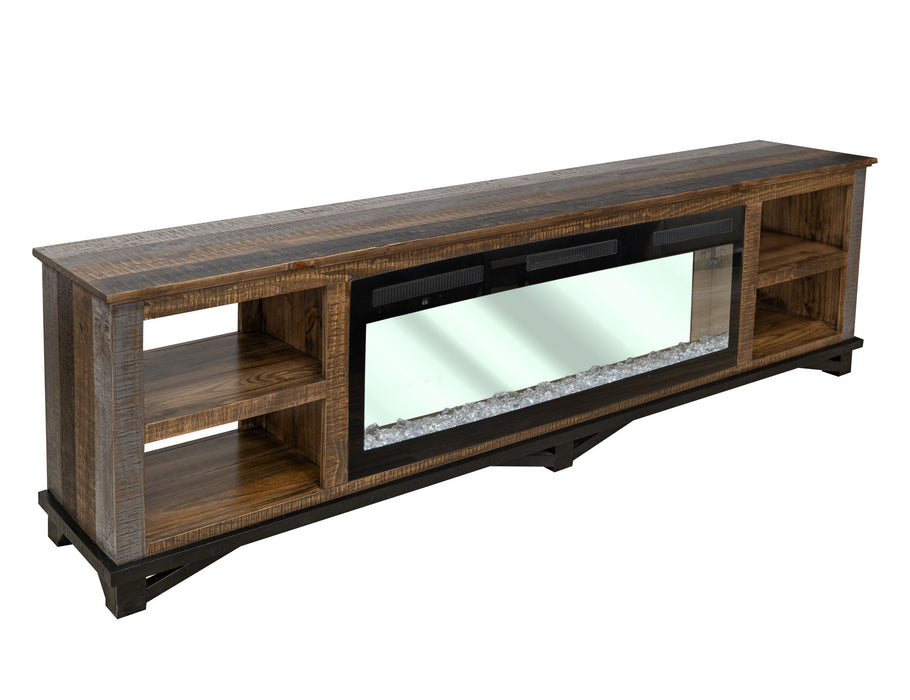 Loft Brown - Electric Fireplace - Two Tone Gray / Brown