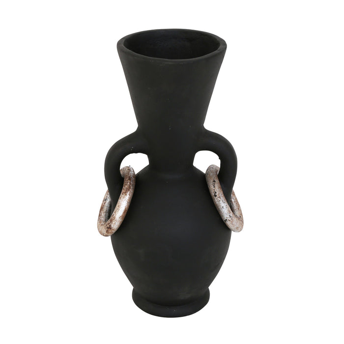 18" Xixa Large Ecomix Vase - Black