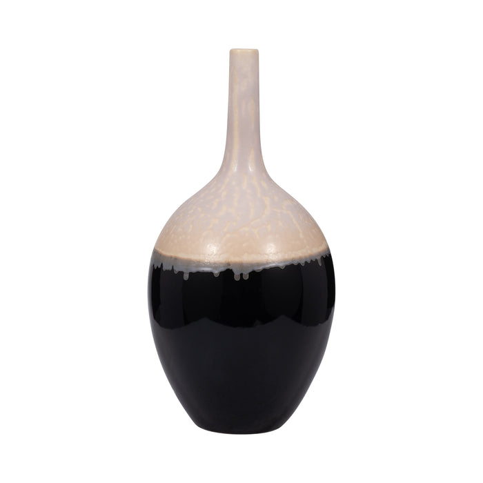 Alondra Large Ceramic Vase - Beige