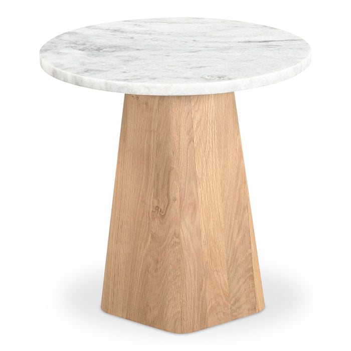 Evelyn - Accent Table - White