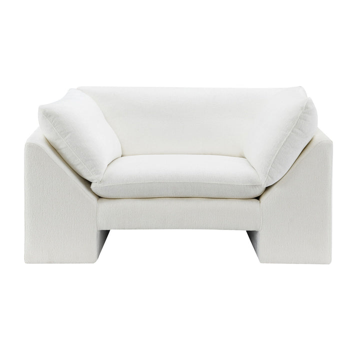 Belova Accent Chair - White