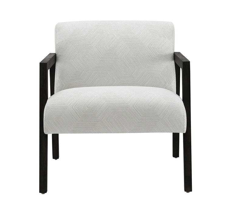 Brunner Accent Chair - White / Black