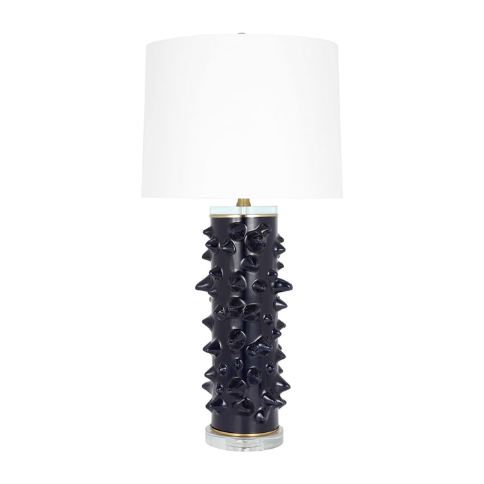 Spikey Table Lamp - Navy