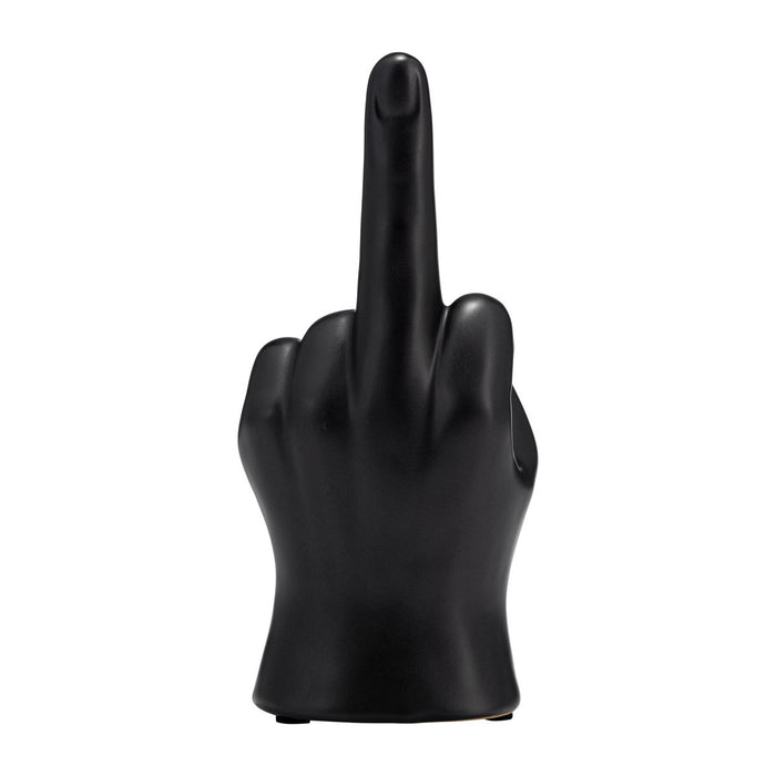 Dirty Finger Sign 8" - Matte Black