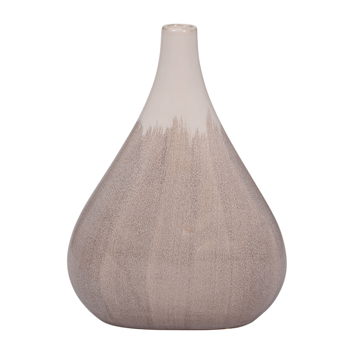 Valdiva Small Ceramic Vase - Gray