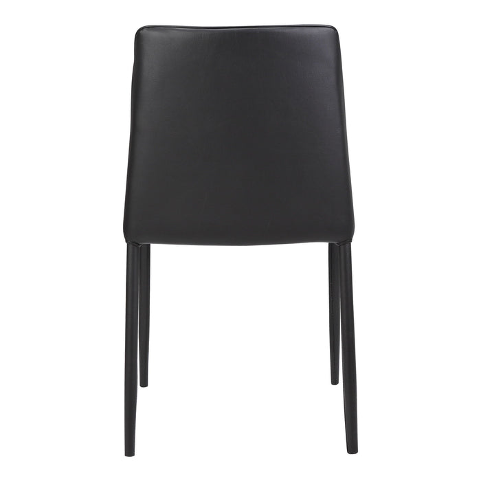 Nora - Pu Dining Chair - Black - M2