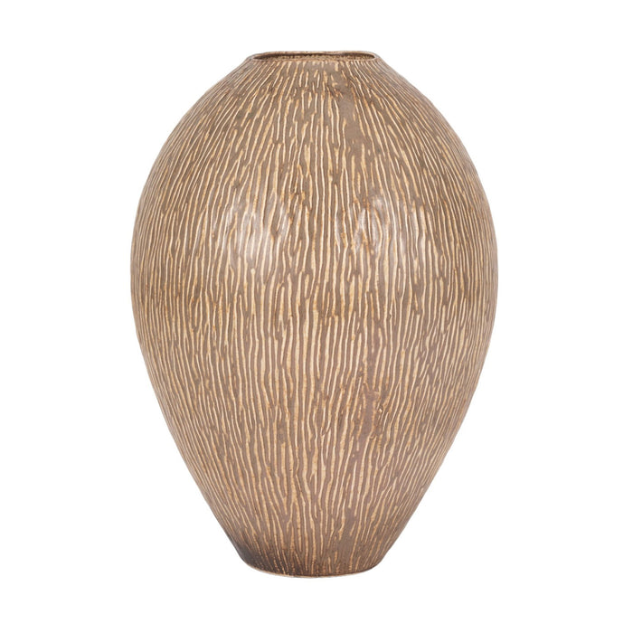 16" Procida Large Vase - Brown