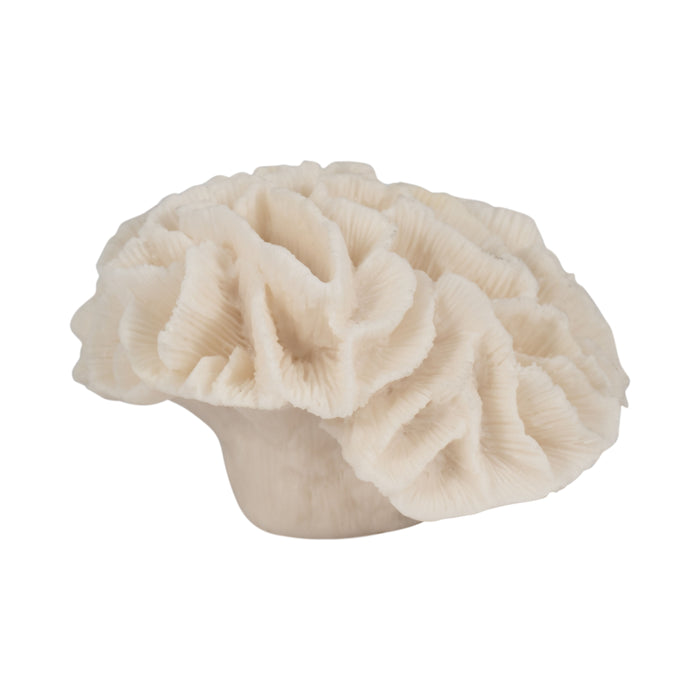 6" Petal Coral - Ivory